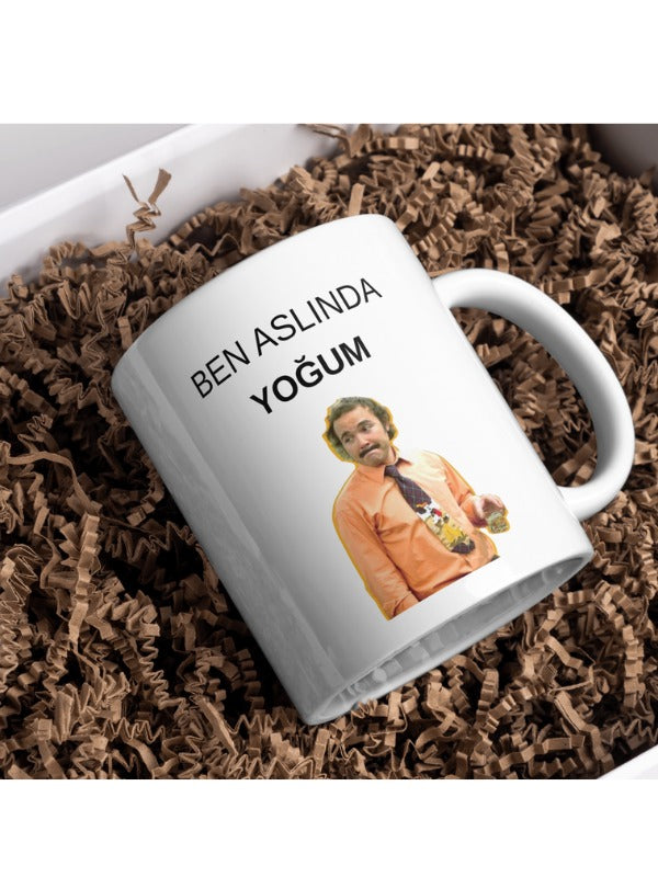 Yazılı Replik - Beyaz Kupa Bardağı
