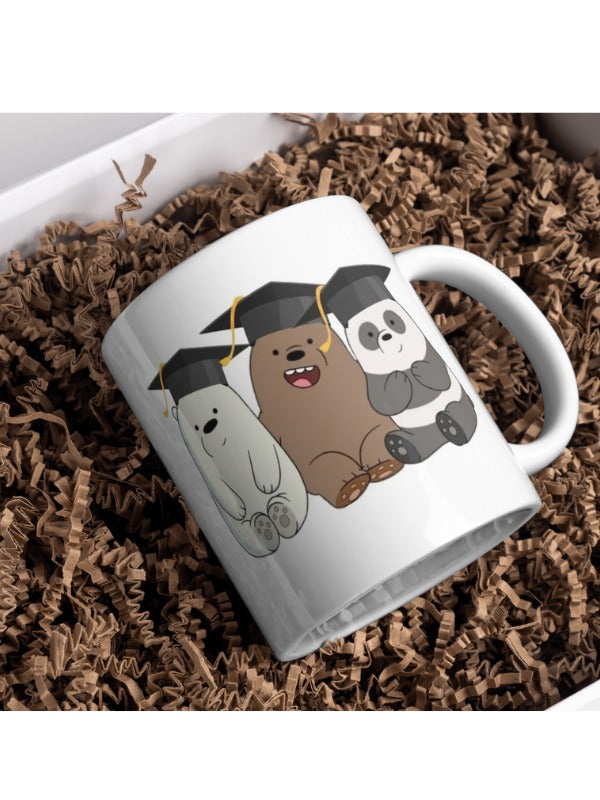 We Bare Bears Baskılı - Beyaz Kupa