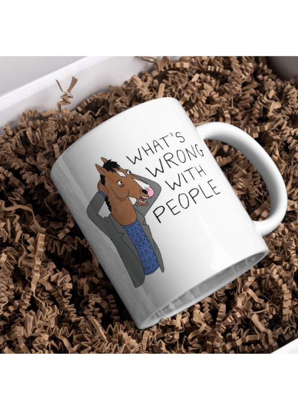Bojack Horseman Baskılı - Beyaz Kupa Bardak