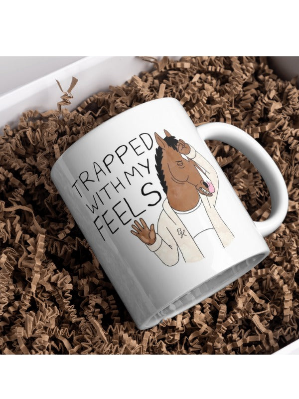 Bojack Horseman Baskılı - Beyaz Kupa Bardak