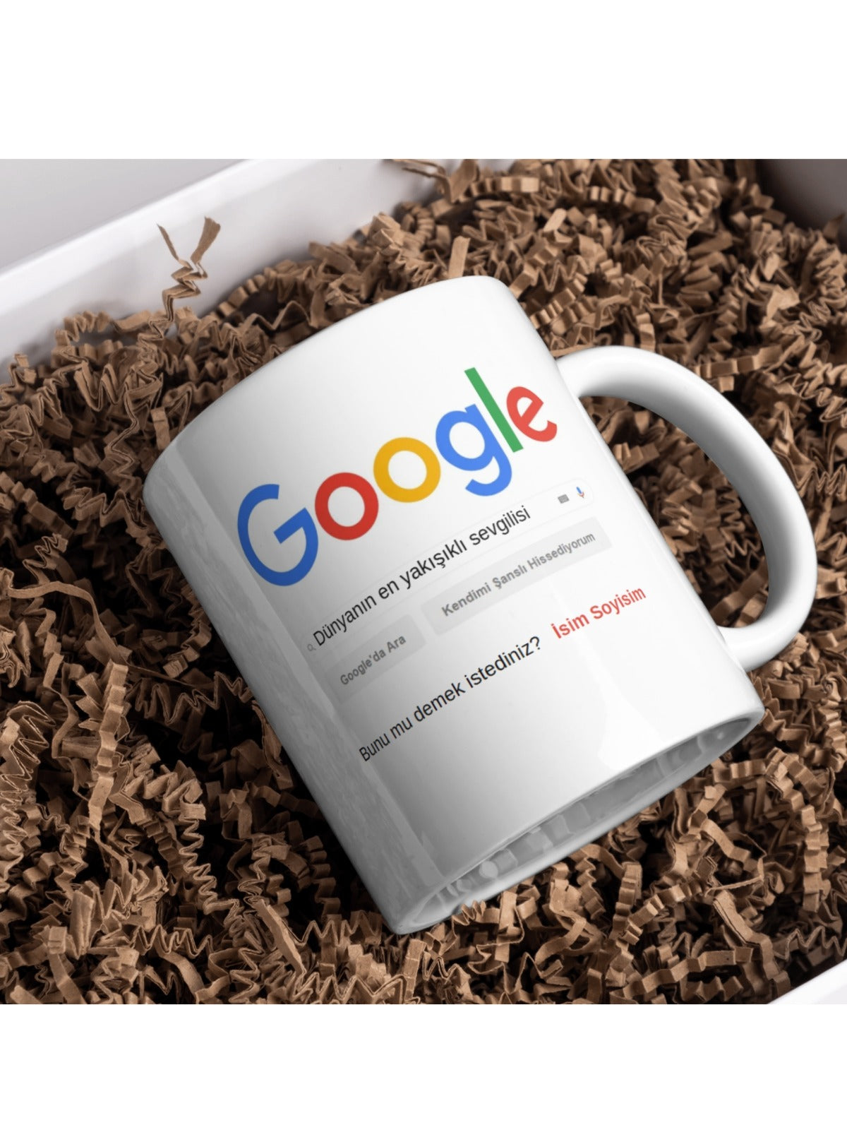 Kişiye Özel Google Temalı - Kupa Bardak