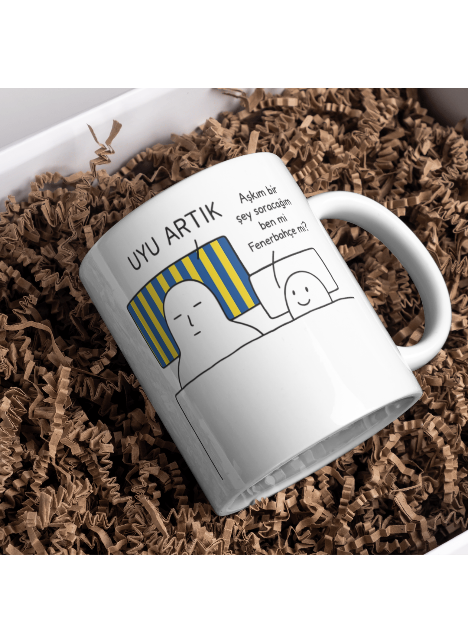 Aşkım Ben mi Fenerbahçe mi Baskılı - Kupa Bardak