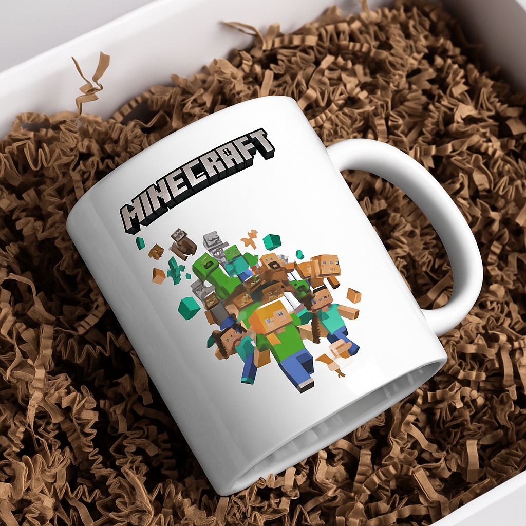 Minecraft Baskılı - Kupa Bardak