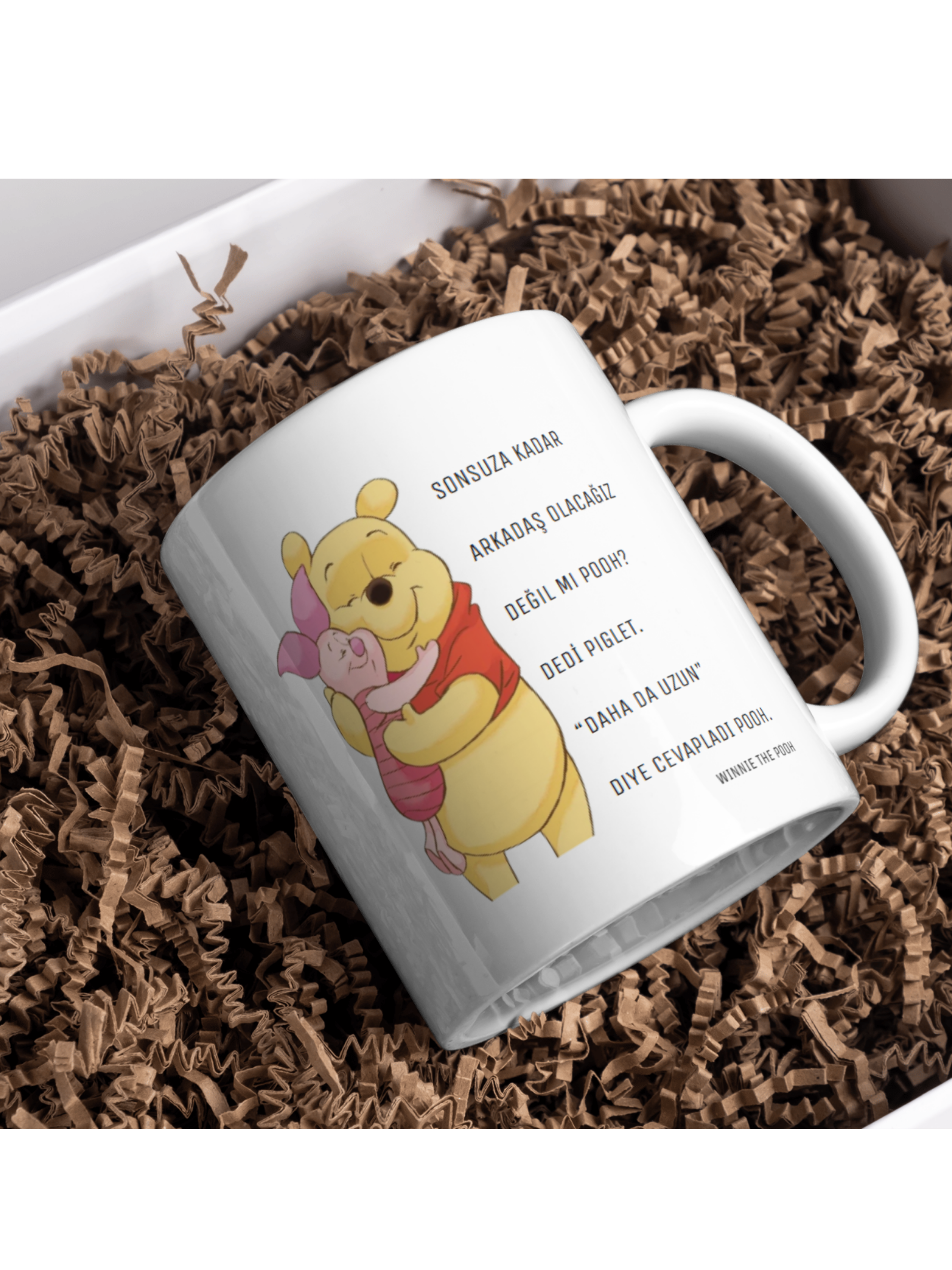 Winnie The Pooh Baskılı - Kupa Bardak